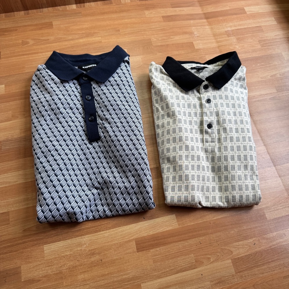 Express men's polo bundle size XL short sleeve